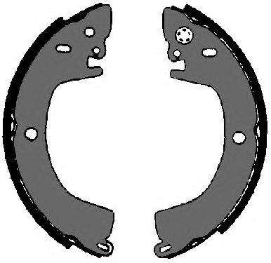 VEMA 84654 Brake Shoe Set